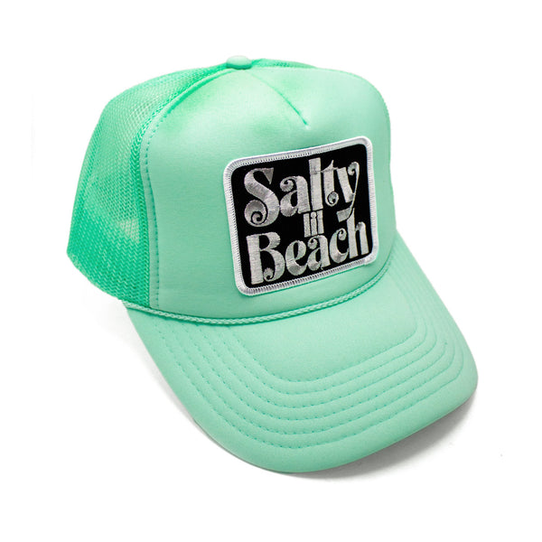 Riviera Supply Co - Salty Lil Beach Foam Trucker Hat in Seafoam Color