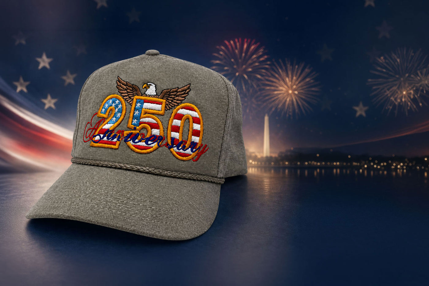 America 250th Anniversary Limited Edition Embroidered Hat