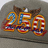 250th Anniversary Limited Edition Embroidered Rope Hat | Close up of Embroidery