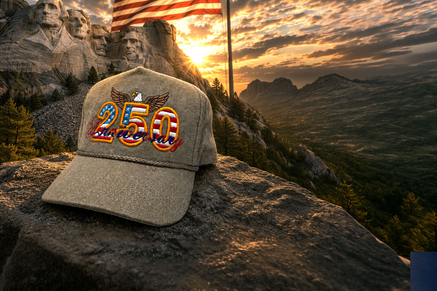 America 250th Anniversary Limited Edition Embroidered Hat