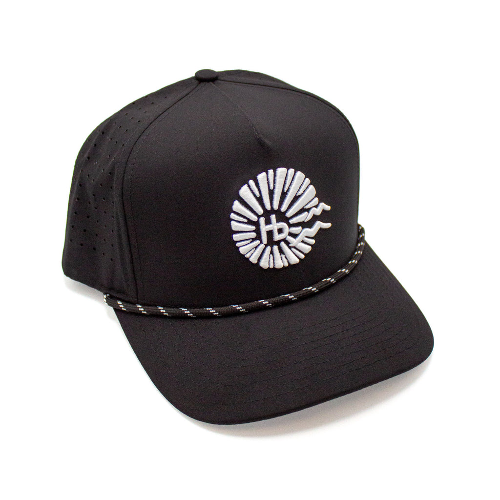 Riviera Supply Co - Hermosa Beach Logo Black Golf Hat