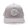 Riviera Supply Co - Hermosa Beach Logo Shark Grey Golf Hat front