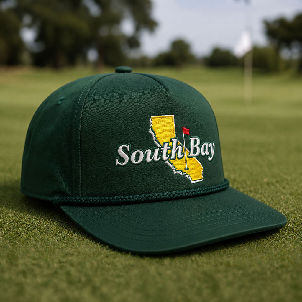Riviera Supply Co - South Bay - South Bay Masters Logo Forest Green Hat - on the green